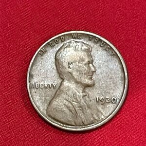 1930 wheat penny. No L on Liberty